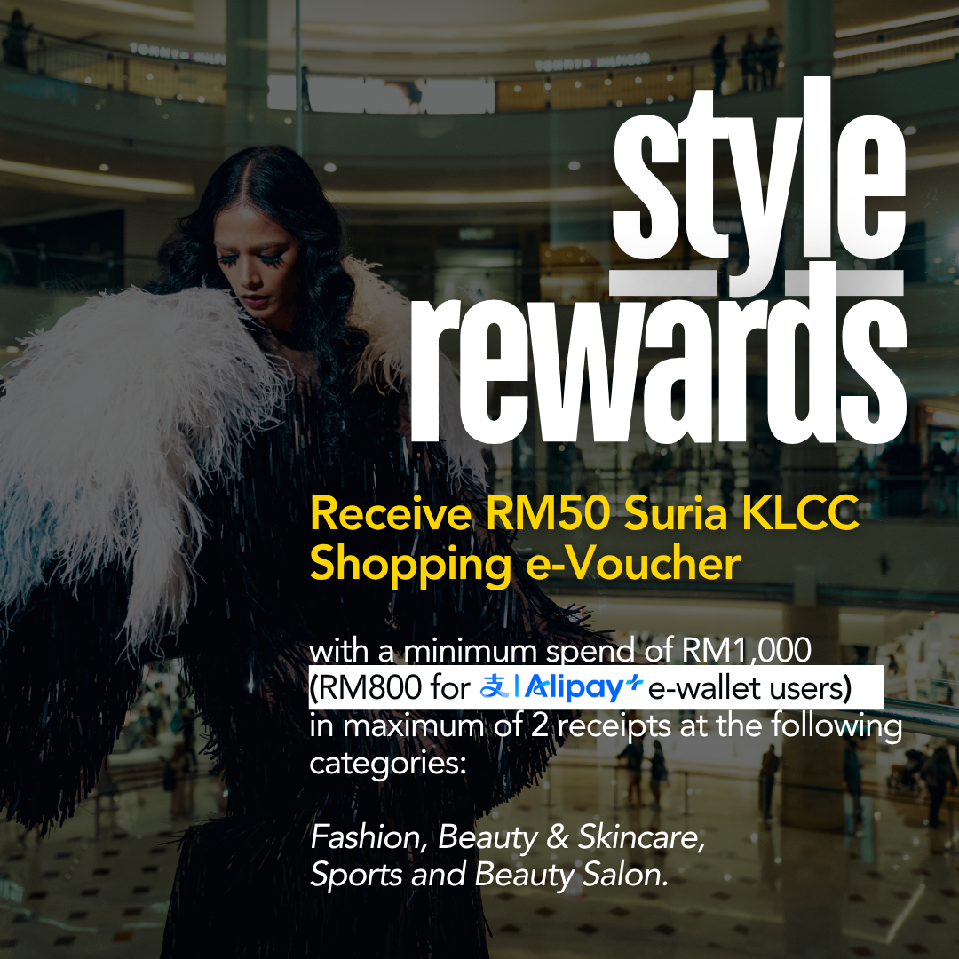 Receive RM50 Shopping e-Voucher with a minimum spend of RM1,000 in maximum of 2 receipts